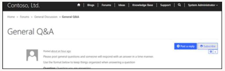 Subscribe to forum alert